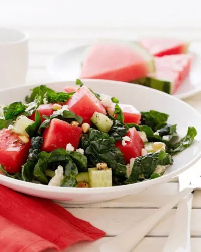 Watermelon And Kale Salad