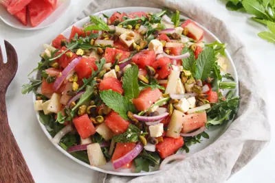 Watermelon Rind Salad